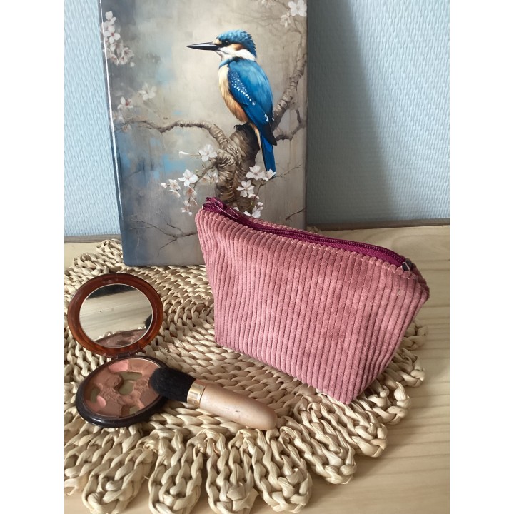 Trousse de maquillage en velours