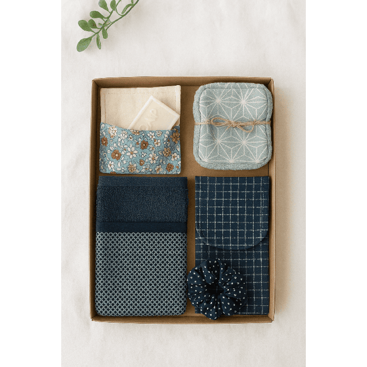 Pack salle de bain zéro déchet- Coffret écologique 5 pièces/ 38€