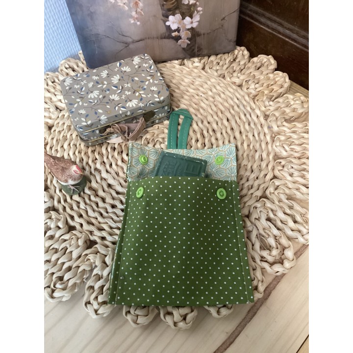 Pochette savon solide imperméable-Artisanale-Lisababeth
