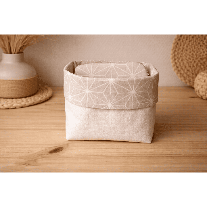 Lingettes Démaquillantes Lavables Bambou + Panier | 4 Coloris Écologiques