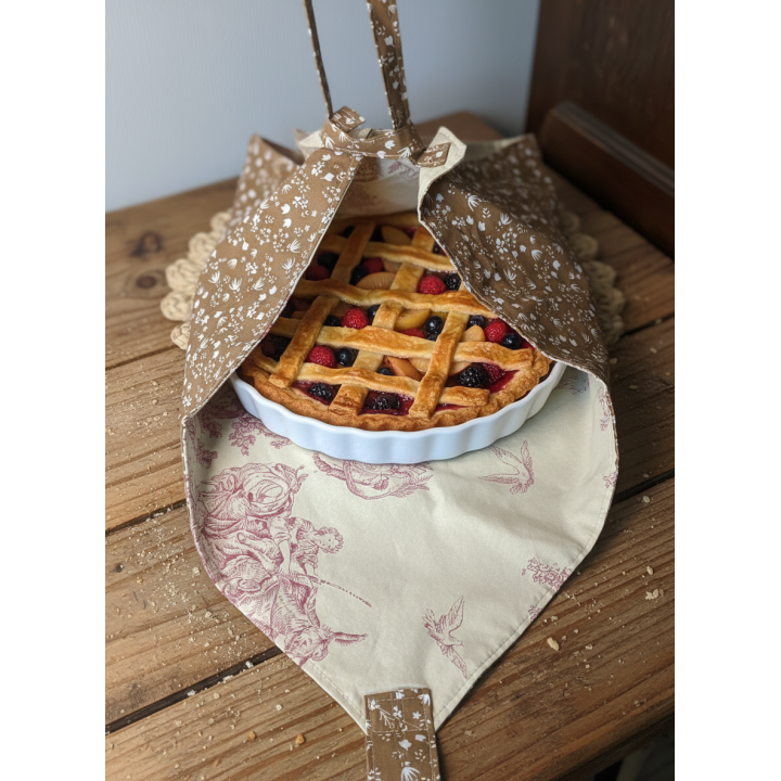 sac à tarte en coton Neko-Tex-Transport facile-Fait main & durable