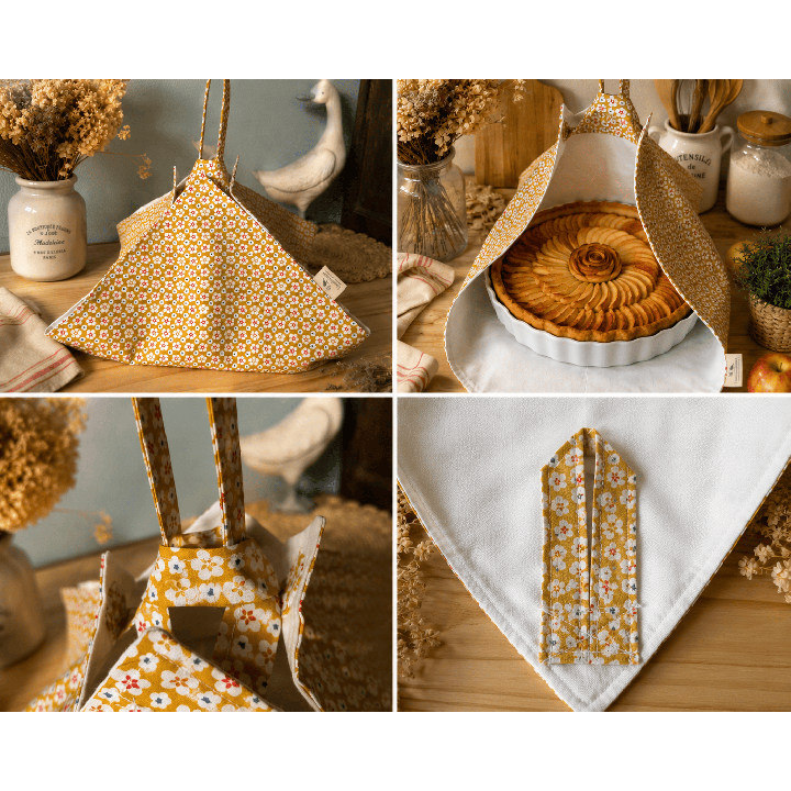 sac à tarte en coton Neko-Tex-Transport facile-Fait main & durable
