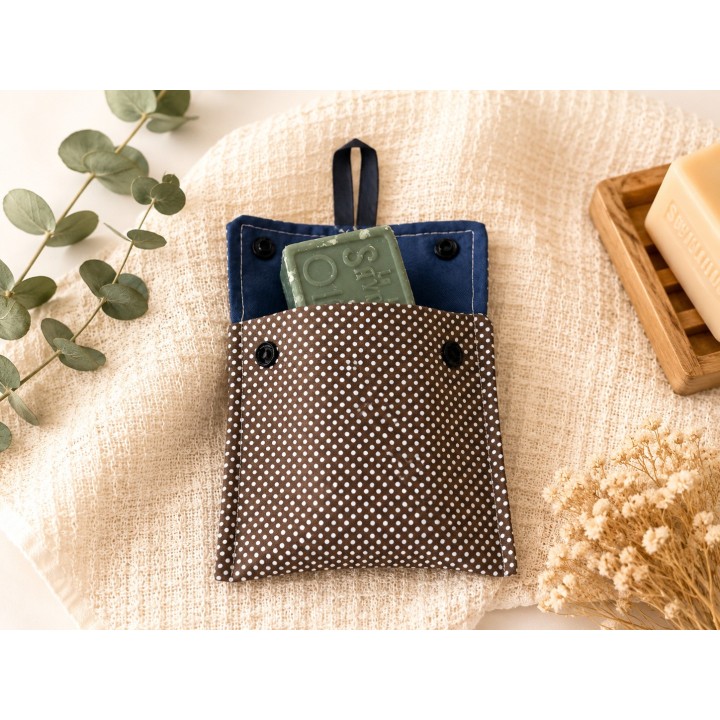 Pochette savon solide imperméable-Artisanale-Lisababeth