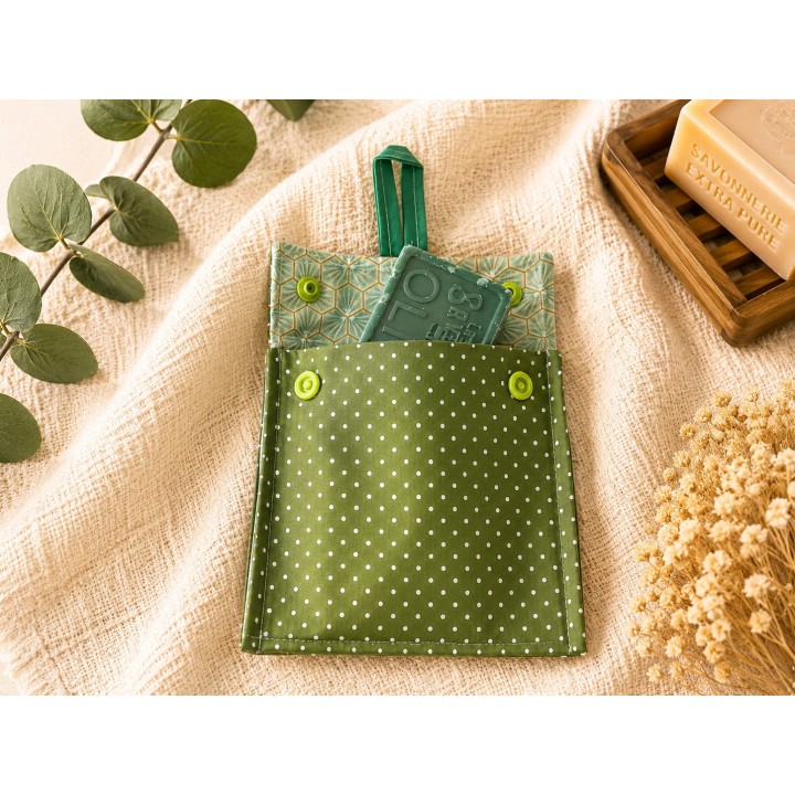 Pochette savon solide imperméable-Artisanale-Lisababeth