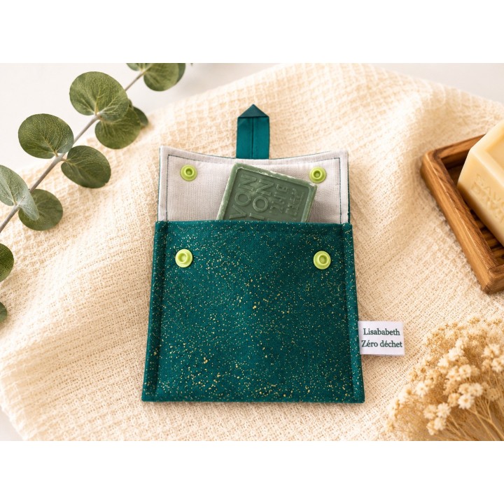 Pochette savon solide imperméable-Artisanale-Lisababeth