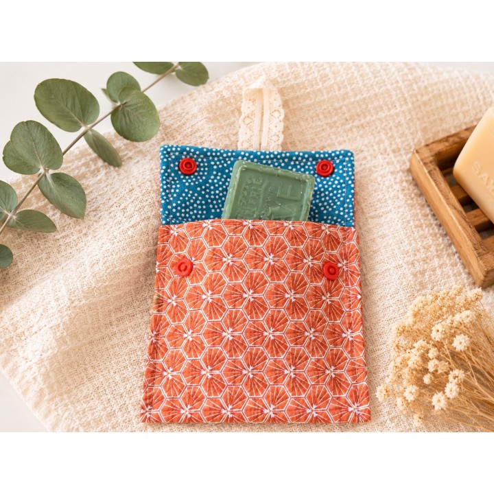 Pochette savon solide imperméable-Artisanale-Lisababeth