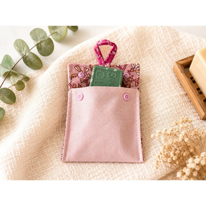 Pochette savon solide imperméable-Artisanale-Lisababeth