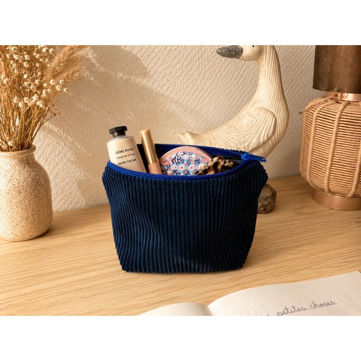 Trousse de maquillage en velours