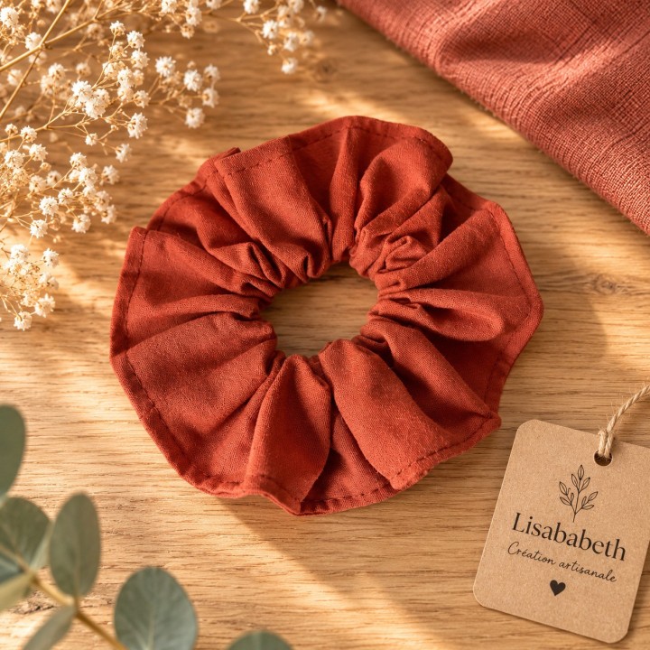 Chouchou artisanale en tissu / Lisababeth