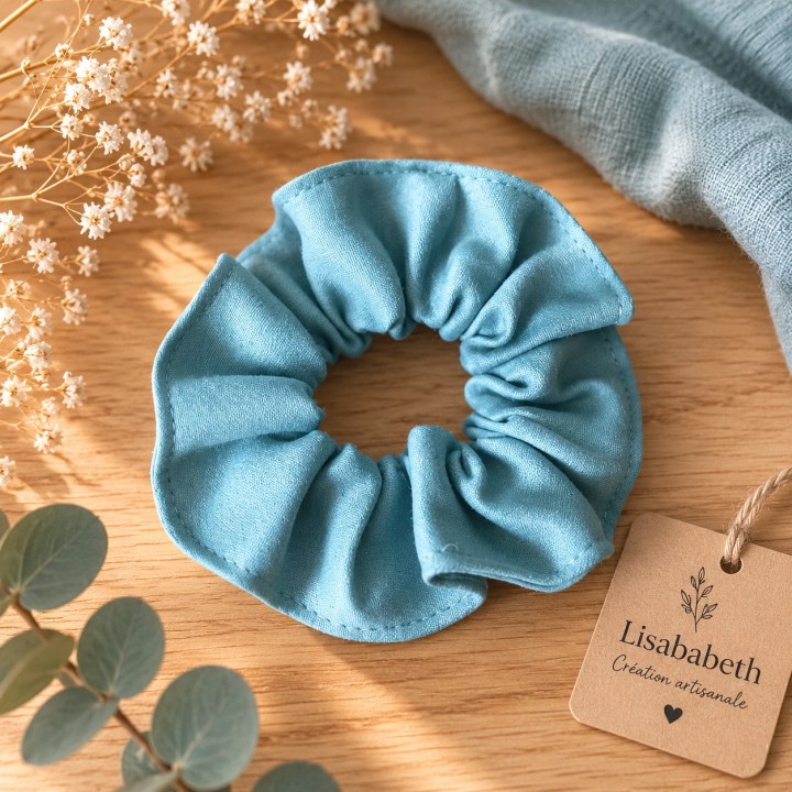 Chouchou artisanale en tissu / Lisababeth