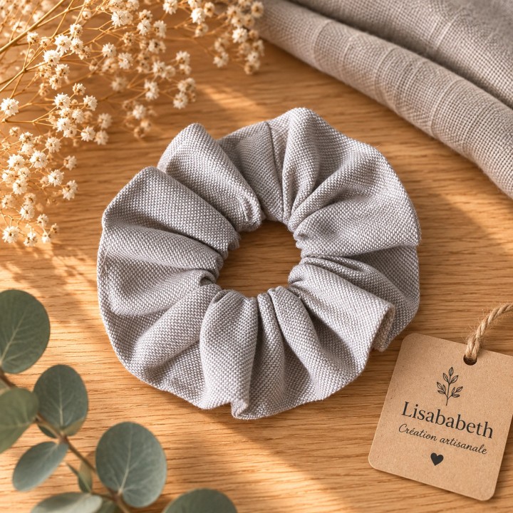 Chouchou artisanale en tissu / Lisababeth