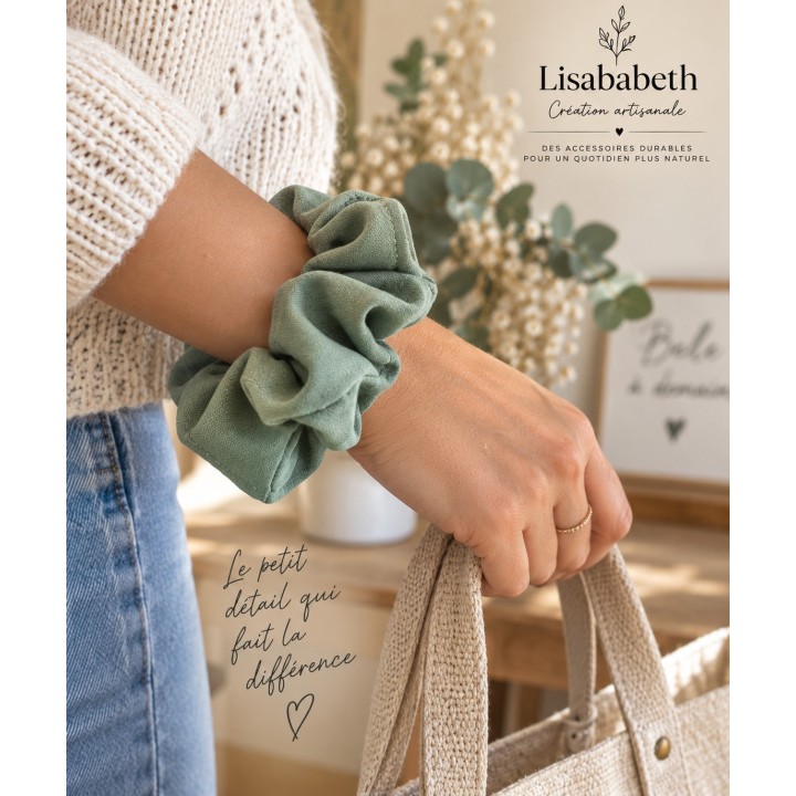 Chouchou artisanale en tissu / Lisababeth